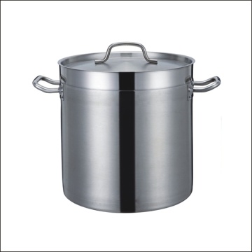 Three-layer composite stainless steel stock pot