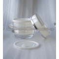 50g Empty Transparent Saucer Shape Cosmetic Jar