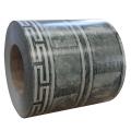 Brick finish steel coil