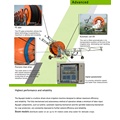 Sistema de reciclagem confiável, com sistema de compensação de velocidade, com enrolador de âncora 85-320TX