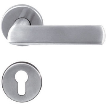 Solid Casting Lever Handle For Wooden Door