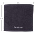 Black face towel makeup remove cotton towels