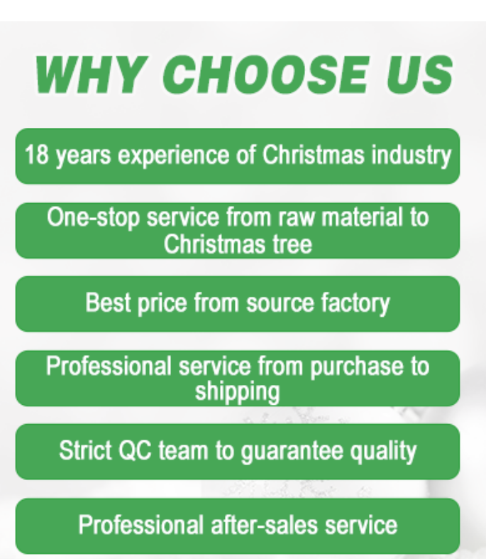 why choose us-christmas tree