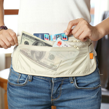 Money Purse Belt Travel Waist Pouch Bag