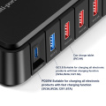 6 Port Desktop Fast Charger with USB-C PD&QC3.0