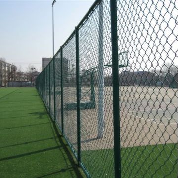 Anti-arm sport ground chain link wire mesh fence