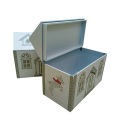 Metal Closure House Shape Skin care Paper Boxes