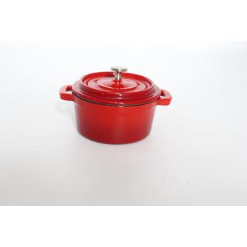 Enamel Mini Cast Iron Casserole Pots