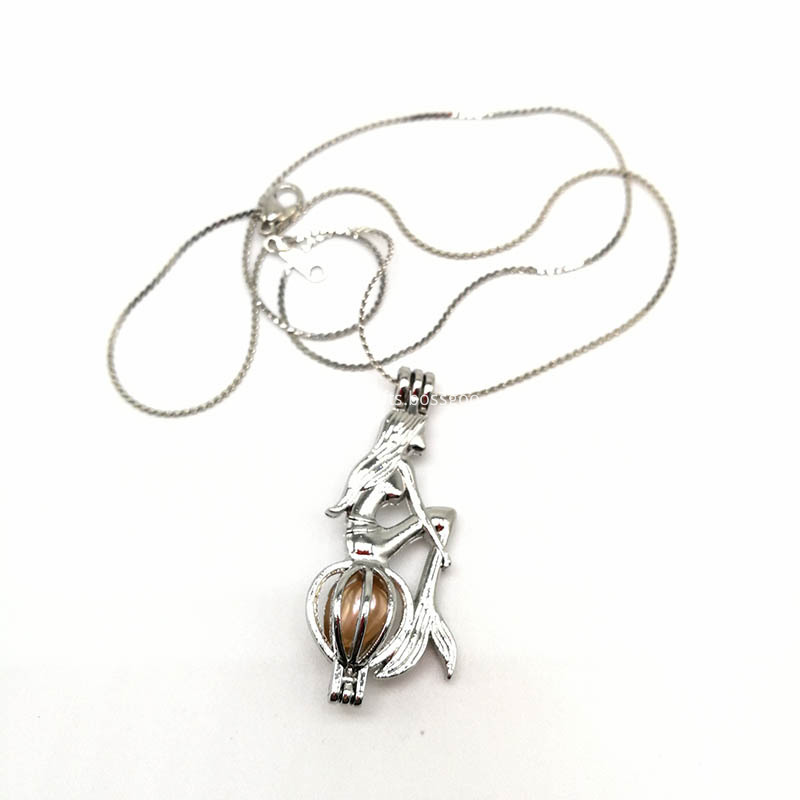 Silver Plated Hollowed Mermaid Design