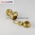 Equal Brass Tee PE Fitting