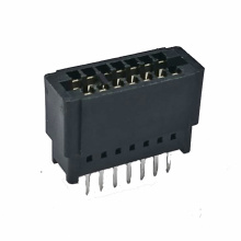 2.54mm 12P Slot DIP reto com defletor