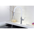 White single hole kitchen faucet