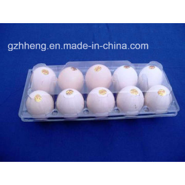 Supermarket Clear Blister Plastic Box for Eggs (PVC egg tray)