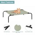 Olive Green Free Standing Polyester Pet Bed