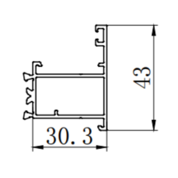 Thermische Bruch energiesparende Aluminiumfenster Formen