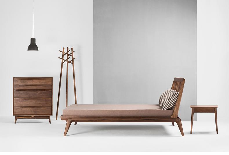 walnut bed sets