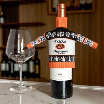 Suporte personalizado capa protetora de garrafa de vinho de malha