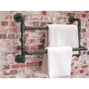 3/4" Pipe Bathroom Malleable Storage Old Victorian Style