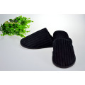 Black Coral Fleece Slipper Disponível Plush Hotel Slipper