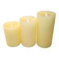 Machine Make White Flameless Scented Candle