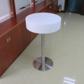 Mesa redonda conduzida de incandescência da mobília plástica iluminada