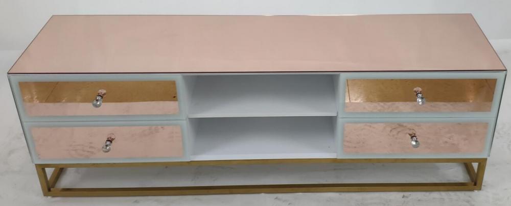 Rose Gold Tv Unit Mfrs 001