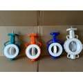 Butterfly Valve with Two PCS Body