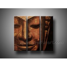 Hand Painted Buddha Oil Painting on Canvas