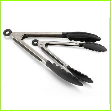 Non-stick Stainless Steel Kitchen Tongs for Barbeque