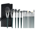 14 Stück Großhandel Make-up Pinsel Set mit Ledertasche