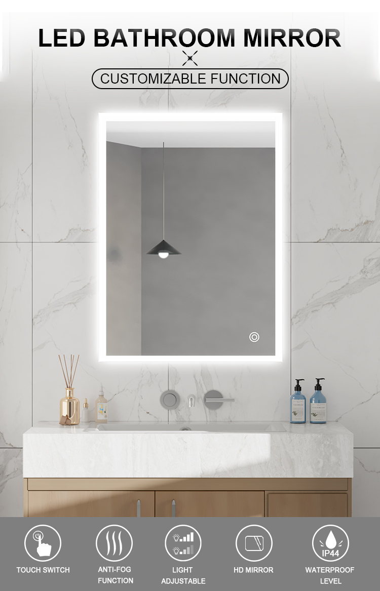 Lighted Bathroom Vanity Mirror