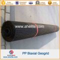 Geogrelha Biaxial PP para reforço de taludes