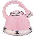 Pink Mirror Stainless Steel Whistling Water Kettle