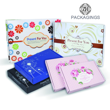 Custom flexo printing garment packaging box