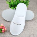 White Terry Velour Close  Toe Spa Slippers