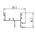 Aluminium -Extrusionsform für Deckenlampenteile