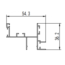 Aluminium -Extrusionsform für Deckenlampenteile