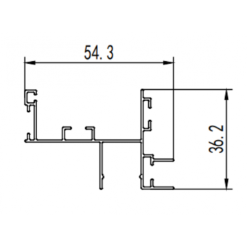 Aluminium -Extrusionsform für Deckenlampenteile