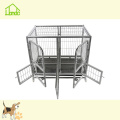 Fashion Rustproof Black Square Tube Dog Cage