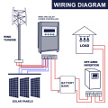 Controladores generadores Sistema híbrido solar de viento 300W-800W