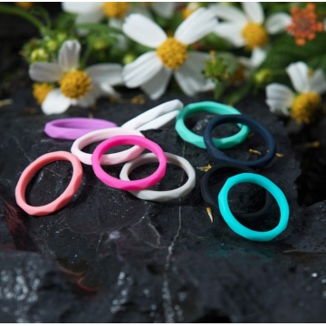 Braided Silicone Wedding Ring for Women