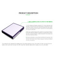 MERV 8 Plissee-Luftfilterpapier