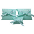 Custom Kraft Paper Pillow Bag with Bow Ribbon