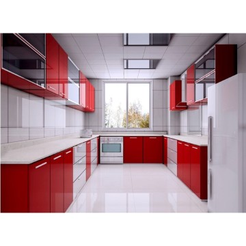 Acrylic MDF Kitchen Furniture (ZH-8605)