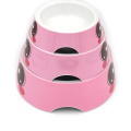 Melamine cute design pet dog cat feeder bowl