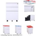 3 drawer steel pedestal mobile movable cabinet