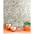 Brown Tans Hexagonal Hot Melt Mosaic Tile