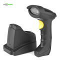 Handheld 1d wireless Laser Barcode Scanner with stand