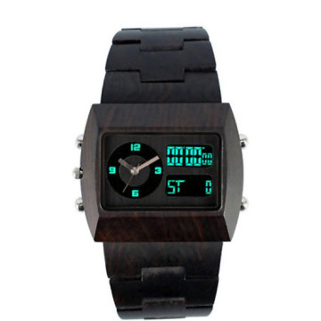 Hlw103 OEM Men′s and Women′s Wooden Watch Bamboo Watch High Quality Wrist Watch