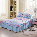 Impressos equipadas cama saia King/queen Size